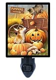 Night Light – Bombs Away – 猫 – 犬 – Pumpkins – Fall – 秋LED Night Light