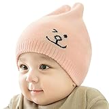 (よキーよ)Yokeeyo ニット帽 毛糸 可愛い兎の耳付き ウサギ耳 新生児帽子 ベビー用帽 赤ちゃん キッズ 帽子 男の子 女の子 男女児 秋冬 防寒 刺繍 スタイリッシュ とんがり