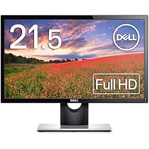 Dell SE2216H 21.5インチ モニター (3年間交換保証/フルHD/VA非光沢/HDMI,D-Sub15ピン/傾き調整)