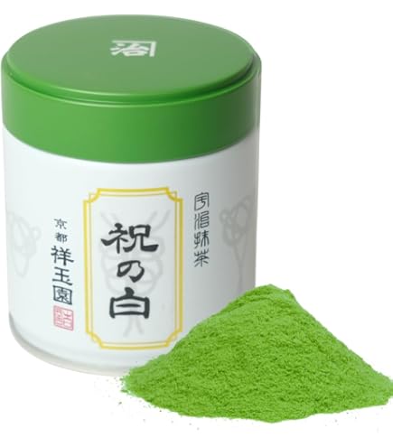 Amazon | 祥玉園 宇治抹茶 初昔 40g缶 【最高級 濃茶用】 茶師十段監修