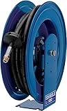 Coxreels E-LPL-330 Spring Rewind Enclosed Cabinet Hose Reel for air/water: 3/8 I.D., 30' hose, less 