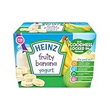 フルーティーなヨーグルトバナナ4-36 Mnths 4×100グラム (Heinz) (x 6) - Heinz Fruity Yogurt Banana 4-36 Mnths 4 x 100g (P