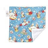 Baby Elephant Ears Ultra Soft Baby Blanket (Mini (12x12), Retro Rockets) by Baby Elephant Ears
