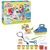 ハズブロ(HASBRO) プレイ・ドー Play-Doh ねんどでいぬのおいしゃさん、犬のおもちゃ、10個のツール、ねんど5色、対象年齢3才以上 こむぎねんど F3639 正規品