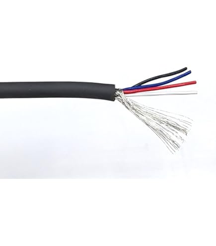 Amazon | 【YJB PARTS】Gavitt 2層構造4芯+シールド内部配線材 1m