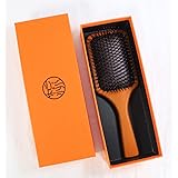 Paddle Hair Brush for Detangling, Wooden Hairbrush,Hairbrush Set With Air Cushion, Spa Comb,Reduces Frizz, Massages Scalp,Com