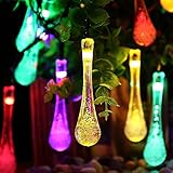 POTOJP クリスマス 飾り 水滴 LED イルミネーションライト 10球1.5m ガーデンライト クリスマスツリー クリスマス/結婚式/パーティー/屋外/新年会 雰囲気作り (MR)