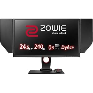 【BenQ Direct Shop限定】BenQ ZOWIEゲーミングモニターXL2546S(FullHD/24.5型/240Hz/0.5ms/DyAc+/Absolute JUPITER使用モデル)