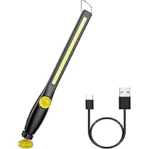 新品　電池交換式・充電式 ポータブル作業灯 磁石とUSBポート付き Amazon.co.jp: LEDライト 作業灯 USB充電式 ポータブル ライト