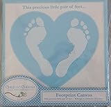 Footprint Canvas, Blue by Perine Lowe Inc. [並行輸入品]