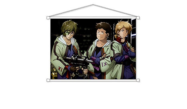 Amazon 甲鉄城のカバネリ 生駒 逞生 巣刈 B2タペストリー 約73cm 約52cm アニメ 萌えグッズ 通販