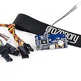 Crazeponyストラップ+ FlySky Mini 6 CHまたは8 CHマイクロ受信機 ミニ Crazepony