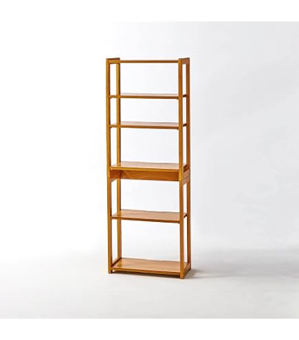 Amazon｜[ベルメゾン] ラック ビーチ材 ディスプレイ ダブル棚板