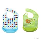 Bibs Waterproof Food Safe Cute Bib Comfortable Soft Baby Bibs Keeps Stains Off/ Spend Less Time Clea