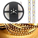 EcloudShop 5M3528 SMDウォームホワイト600のLEDフレキシブルストリップライトホームバーカー