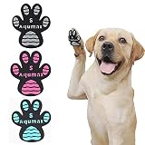 Aqumax 犬 滑り止め シール48枚犬用滑り止め 爪先 グリップ トラクションパッド粘着力が強 老犬用 歩行アシスト 弱った爪先 足を補強 ドッグ シューズ ブーティー ソックス 交換できる (S,3色)
