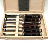 Ulmia 6 Piece Chisel Set w/ Wooden Box [並行輸入品]