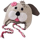 2018年 戌年 犬 年賀状 わんちゃんニット C ベビ～大人サイズまで S(0-4か月) [並行輸入品]