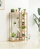 フラワースタンド・園芸ラック 花の棚のバルコニーの花棚堅実な木のリビングルームマルチ階建ての花の棚棚スタイルの緑色の果物は、バスケットマルチ肉シェルフをぶら下げ フラワーディスプレイスタンド