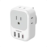 TESSAN 変換プラグ BFタイプ 20W急速充電Type-Cポート付き | 海外用コンセント変換, イギリス対応, シンガポール対応, 香港対応, マレーシア/マカオ対応