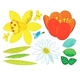 Wallies Wall Decals, Flower Garden Wall Stickers
