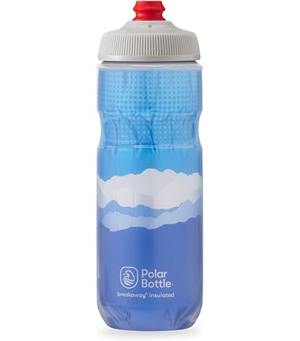 Polar Bottle Sport Insulated 20oz Water Bottle - Nimbus In Seaside Blue & Yellow, Leak Proof, Keeps Drinks Cool 2x Longer - View #11