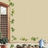 RoomMates RMK1219SCS Evergreen Ivy Peel & Stick Wall Decals [並行輸入品]