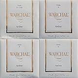 Warchal Amber ワーシャル アンバー バイオリン弦 セット 700L E-プレーンステンレススチール・ループエンド【国内正規品】