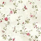 Beacon House 2605-21640 Isabella Floral Trail Wallpaper, Magenta [並行輸入品]