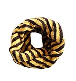 A.S.T(エーエスティー)ネッグウォーマー 防寒 キッズ 子供 ボーダー バイカラー (ブラック×イエロー)