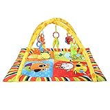Arshinerベビー幼児用アクティビティジム音楽マットforギフト One Size イエロー
