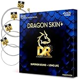 DR Strings (デーアール) 4弦 ベース弦 クァンタムニッケルを巻弦に採用 DRAGON SKIN＋ DBQ-45 【国内正規品】