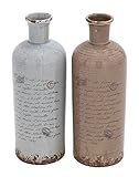 Deco 79 Ceramic Vase, 2 Assorted, 5 by 15' [並行輸入品]