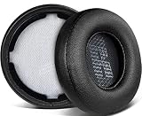 SOULWIT イヤーパッド イヤークッション JBL Live 400BT/Live 400 BT On-Ear ワイヤレス ヘッドホン 用 交換パッド プロテインレザー ヘッドパッド ノイズアイソレーションフォーム ブラック