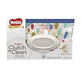 ハギーズ Huggies クラッチ クリーン Clutch'n'Clean お尻ふき 携帯用ポーチ 32枚入 フレンチドット [並行輸入品]