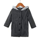 Cute Baby Infant Autumn Winter Hooded Rabbit Jacket -8T