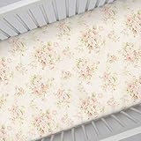 Carousel Designs Pink Floral Crib Sheet by Carousel Designs