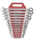 GearWrench 9312 13-Piece SAE Master Ratcheting Wrench Set [並行輸入品]