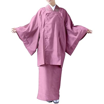 Amazon | [SOUBIEN] ソウビエン 雨コート 二部式 着物 半透明 レイン