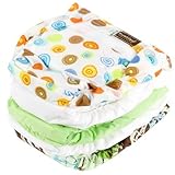 Kushies 5 Pack Washable Ultra-Lite Diaper For Infant, Neutral Print by Kushies [並行輸入品]