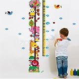 MZY LLC ( TM )ツリー成長チャートwith Quote for Boys and Girls部屋寝室壁ステッカーデカール装飾