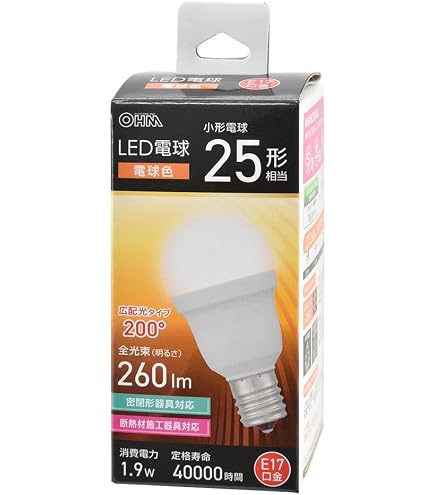 Amazon | 東芝 ミニランプ25WホワイトE17口金Sタイプ 100/110V25WS35WA