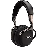 Denon AH-D1200 オーバーイヤー プレミアム ヘッドフォン インワイヤー リモートとマイク付き (ブラック)