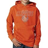 NBA Los Angeles Clippers Playballパーカージャケット、Carrot L オレンジ