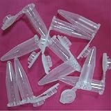 Generic 10pcs 1.5ml Plastic Flower Vegetable Seeds Storage Bottle wiht Plug Gardening Planting Tools