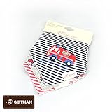 GIFTMAN　バンダナ型ベビースタイ　6枚セット　よだれかけ　三角　　お食事　エプロン