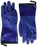 Tucker Safety 92143 Products Tucker SteamGlove Utility Glove Nitrile Cotton Lined 14 Medium Blue [並行