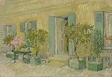 Van Gogh アニエールのレストランの外観 Exterior Of A Restaurant At Asnieres キャンバス複製画 60X40cm 風景 絵画 完全に立体に複製 3D 印刷 美