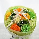 【セール中】BIO Newローズブーケ　期間限定、在庫限り！　フレグランスソープフラワー　クリアバック・ギフトボックス付　お祝い　記念日　お見舞い　バレンタインデー　ホワイトデー　母の日　　 (ポップ