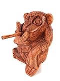 Monkey彫刻4.5 "喫煙no smoking Bad Monkey Business | # raw01